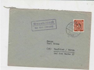 germany 1946 allied occupation stamps cover ref 18685