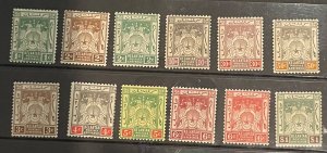 Malaya Kelantan,  1921-1928, SC 14-26, MLH Set