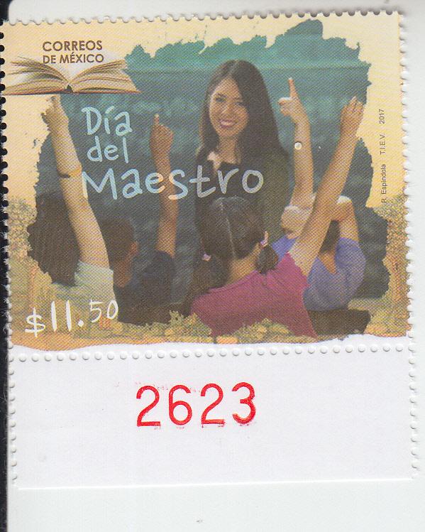 2017 Mexico Teachers Day (Scott 3054) mnh