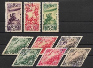 Tuva: Lot Used Stamps ex 1936