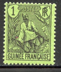 French Guinea # 18, Mint Hinge Remain.