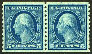 U.S. #496 MINT PAIR OG NH