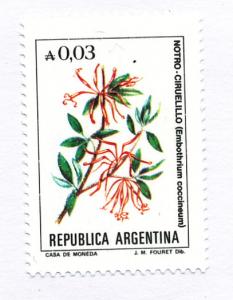 Argentina 1985  Scott 1518 MH - 3c, Flowers type of '82 