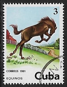 Cuba # 2434 - Horses - used....{R3}