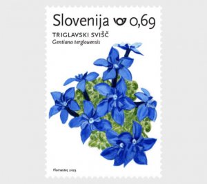 2023 Slovenia Triglav Gentian  (Scott NA) MNH