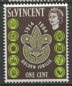 STAMP STATION PERTH St Vincent #220 Scouts Issue  MNH 1964