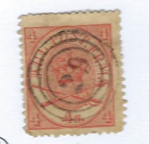 Denmark  SC#13 Used F-VF SCV$8.00.....Great Opportunity!