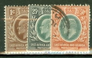 PS: East Africa and Uganda 31, 33-7 mint; 38 used CV $106; scan shows only a...