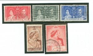 Jamaica #113-115/138-139 Used Single (Complete Set)