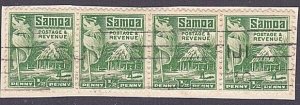 SAMOA USED IN FIJI 1930 ½d Huts on piece - SUVA machine cancel..............8647