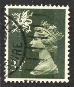 STAMP STATION PERTH Wales #WMH3 QEII Definitive Used 1971-1993