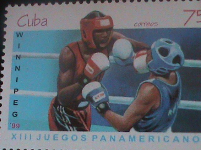 ​CUBA-1999- 13TH PAN AMERICAN GAMES-BOXING-MNH VF LAST ONE HARD TO FIND