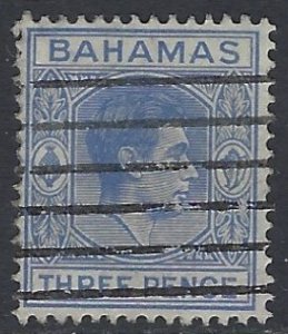 Bahamas, Scott #105A; 3p King George VI, Used