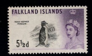 Falkland  Islands Scott 134 MNH** 1960 QE2 Bird stamp