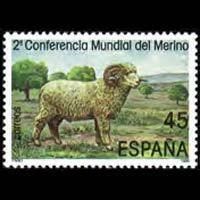 SPAIN 1986 - Scott# 2469 Merino Sheep Set of 1 NH