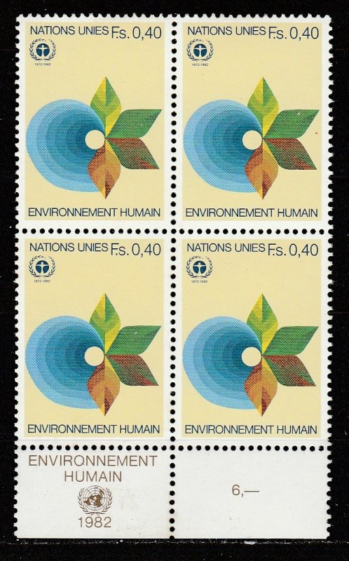 United Nations  / Geneve    107  Block   (N**)    1982