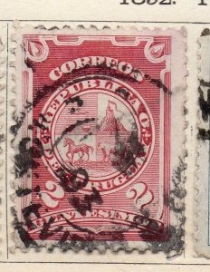 Uruguay 1892 Early Issue Fine Used 2c. 125809
