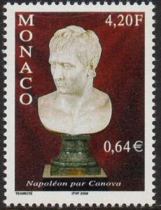 Monaco 2000 Bust of Napoleon VF MNH (2147)