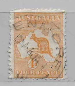 Australia 6 4d roo single Used (z2)