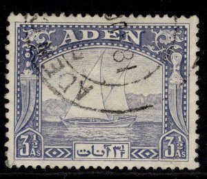 ADEN GVI SG7, 3½a grey-blue, FINE USED.