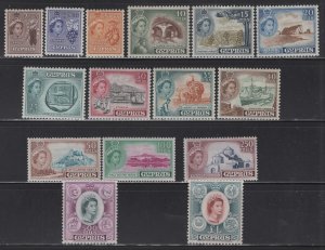 CYPRUS  168-182 MINT HINGED  SET