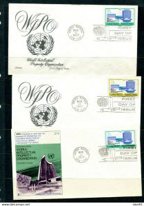 UN Accumulation 1977 23 First Day of issue Covers 11912