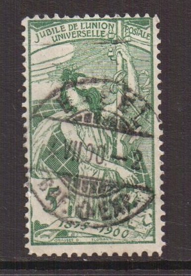 Switzerland  #98 used 1900  UPU  5c