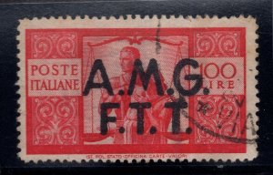 Democratic 100 Lire No. 17 Normal Watermark RightND Second Plate