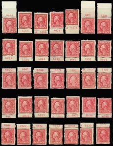 US Scott #406 x54 Stamps, All Plate Number # Singles, Mint-NH, SCV $351.00! (SK)
