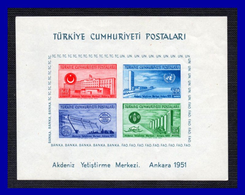 1951 - Turkia - Scott n 1054a - MNH - Lujo - TU- 65