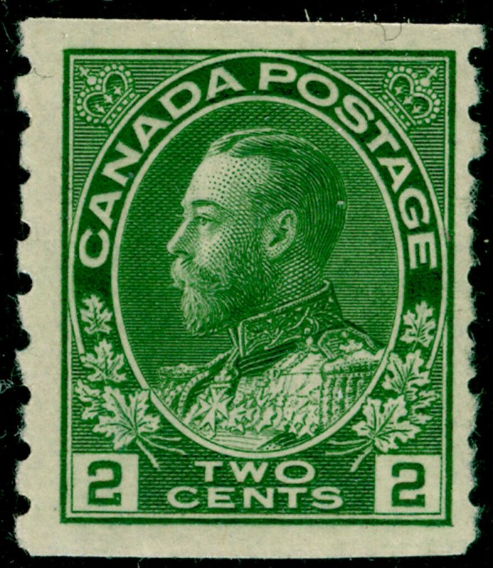 CANADA SG257, 2c dp green, NH MINT.