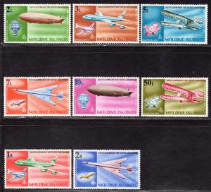 $Maldive Isl. Sc#266-273 M/NH, complete set, Cv. $25.65