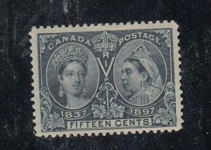 CANADA # 58 VF-MXLH 15cts DIAMOND JUBILEE STEEL BLUE COLOUR CAT VALUE $400
