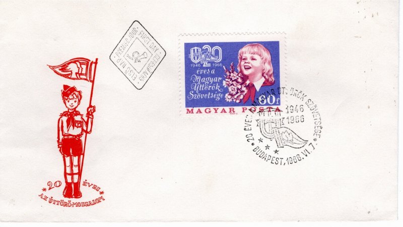 Hungary 1966 Sc 1764 FDC-1