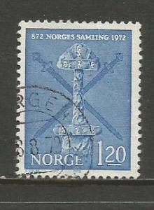 Norway   #589  Used  (1972)  c.v. $1.75
