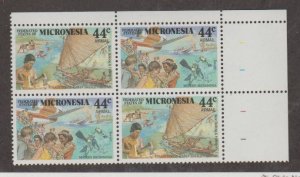 Micronesia Scott #C38a Stamps - Mint NH Plate Block