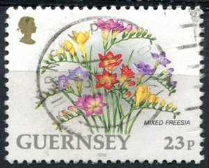 Guernsey  Sc#488 Used, 23p multi, Definitive Series 1992-1997: Horticultural ...