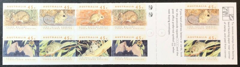 Australia 1246b MNH Booklet mammals 2 koalas SCV $10.00 Priced to Sell!