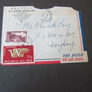 Vietnam 1952 cover to Hong Kong OurStock#42671