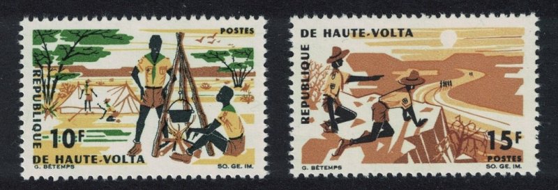 Upper Volta Scouting 2v 1966 MNH SG#197-198