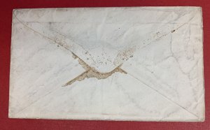 GB Scott #48 Used on 1867 Cover, from Liverpool to St. Louis, 4 Postal Markings