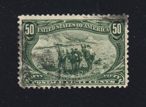 Scott #291 50c Prospector USED