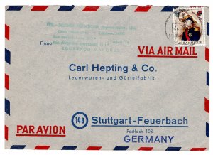 x Mozambique 1972 Airmail cover L.MARQUES STUTTGART German Sc#493 Mf#517 YT#552