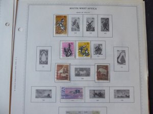 South West Africa 1923-1986 Stamp Collection on Album Pages