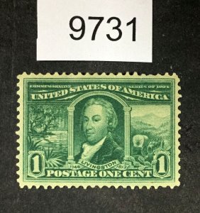 MOMEN: US STAMPS #323 MINT OG H   LOT #9731