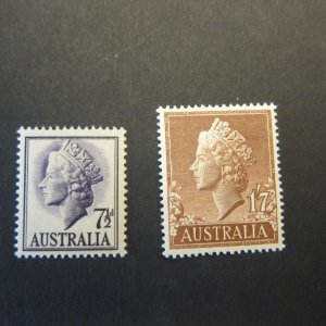 Australia Sc 299(MNH),301(MH)