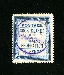 Cook Islands Stamps # 2 Superb Super Stamp Used Scott Value $45.00