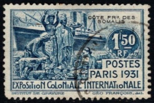 1931 French Sudan Scott #- 105 1.50 Francs Paris International Colonial Exhib