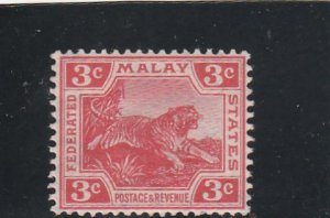 Malaya  Scott#  42  MH  (1902 Tiger)