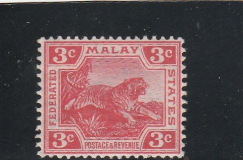 Malaya  Scott#  42  MH  (1902 Tiger)